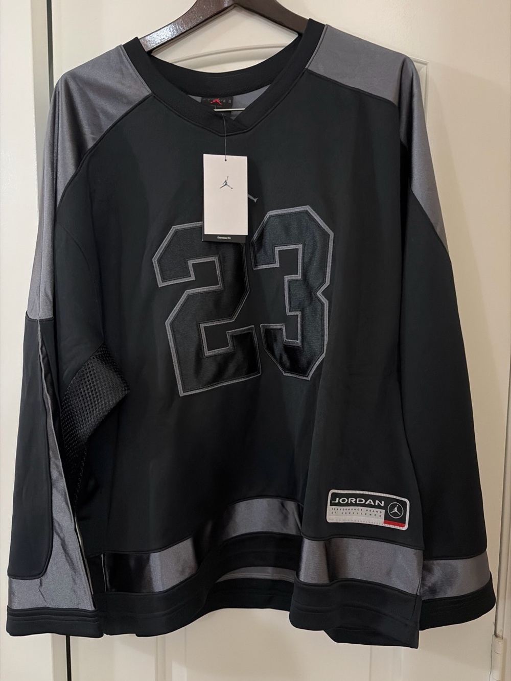 Jordan Men’s Black & Gray '23' Crewneck Pullover Sweater